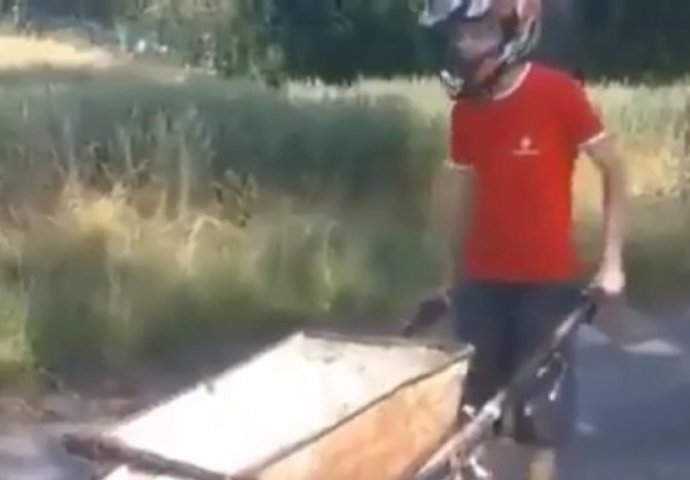 Bosanac postao HIT na internetu: Izmislio kolica na pogon, svi oduševljeni ovim izumom (VIDEO)