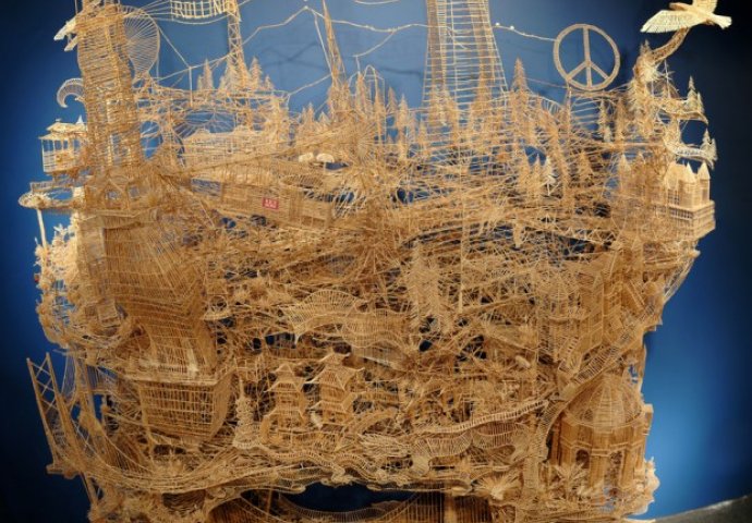 Bilo mu je potrebno 35 godina: Nećete vjerovati šta je ovaj čovjek napravio od čačkalica