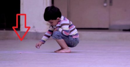 Ovaj dječak  je nacrtao nešto na podu: Kada vidite o čemu se radi zanijemit ćete (VIDEO)