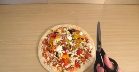 Uzeo je makaze i krenuo sjeći pizzu, ono što je napravio oduševit će mnoge (VIDEO)