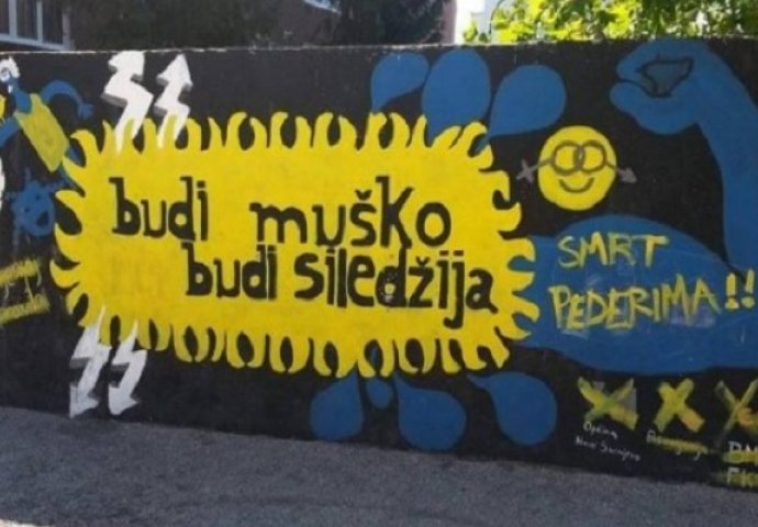  Vandalizam u Sarajevu: 'Budi muško, budi siledžija'!
