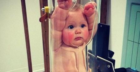 "Zarobljena" beba rumenih obraščića zbunila milione ljudi na internetu 