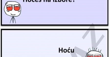 Pitao buraza hoće li na izbore, ali on ima ljubavnih jada