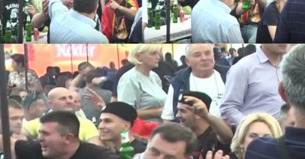 Četnici na Manjači pjevaju Dodiku (VIDEO)