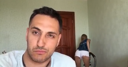 Snimao je svoju djevojku dok usisava, a onda je vidio nešto što ga je skroz izbacilo iz takta (VIDEO)