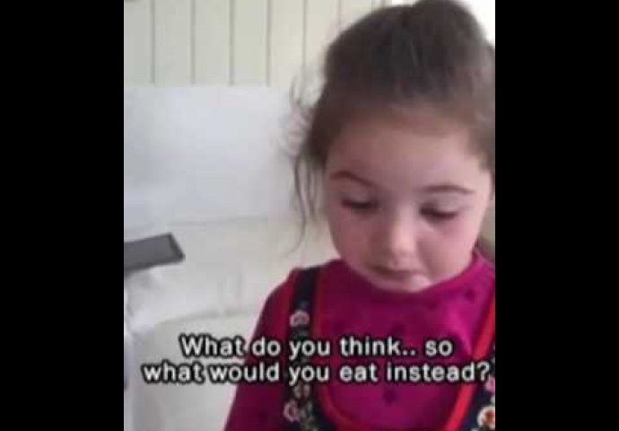 Djevojčica objasnila zašto ne treba jesti životinje i oduševila internet