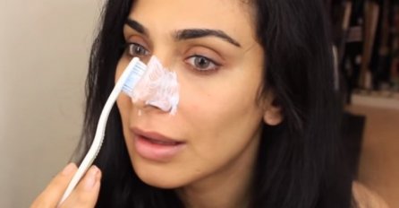 Istrljala je nos četkicom i pastom za zube: Kad vidite rezultat, odmah ćete uraditi isto! (VIDEO)
