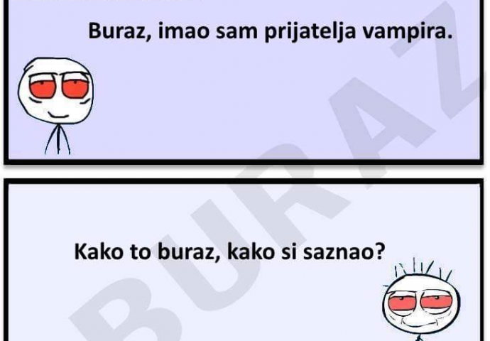 E buraz, imao sam prijatelja vampira!