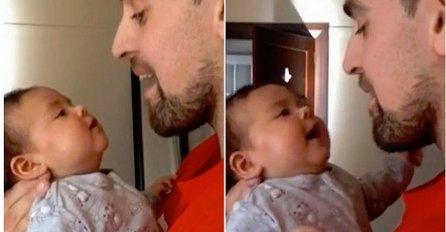 Tata je počeo pjevati svojoj kćerki, a njezina reakcija je neodoljiva (VIDEO)