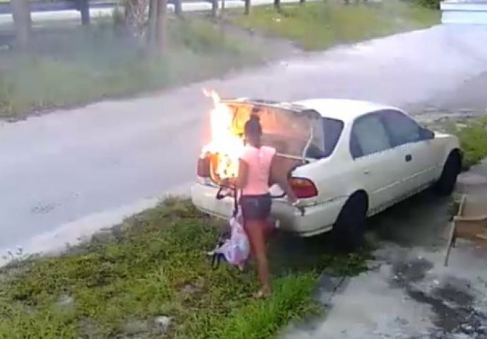 Zbunila se: Željela da uništi auto bivšem dečku, pa zapalila pogrešno vozilo