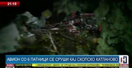 Kod Skoplja pao privatni avion, šest mrtvih