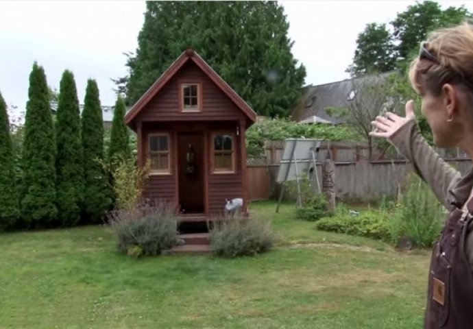Napravila je kuću od samo 8 kvadrata: Iznenadit ćete se kada vidite unutrašnjost (VIDEO) 