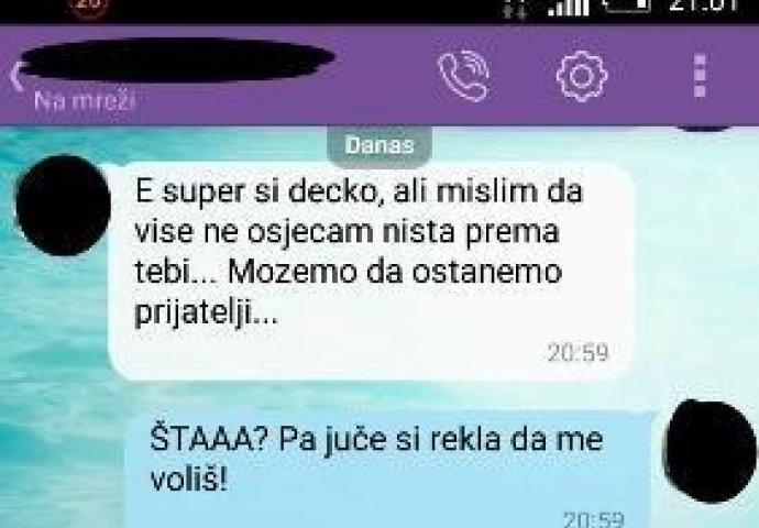 Poslala poruku pogrešnom dečku, pa se uvalila u probleme