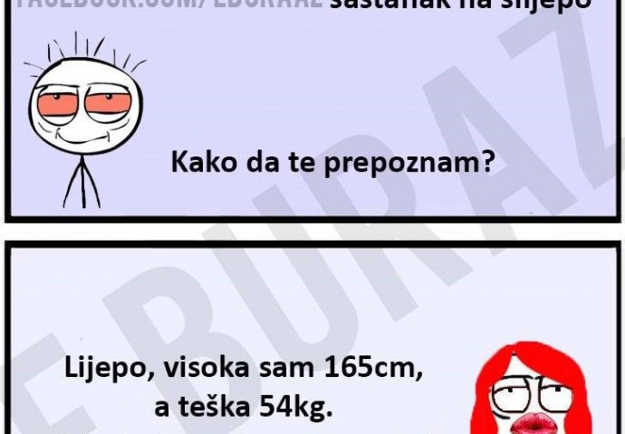 Buraz ide na sastanak naslijepo, a evo kako će ga Zumra prepoznati