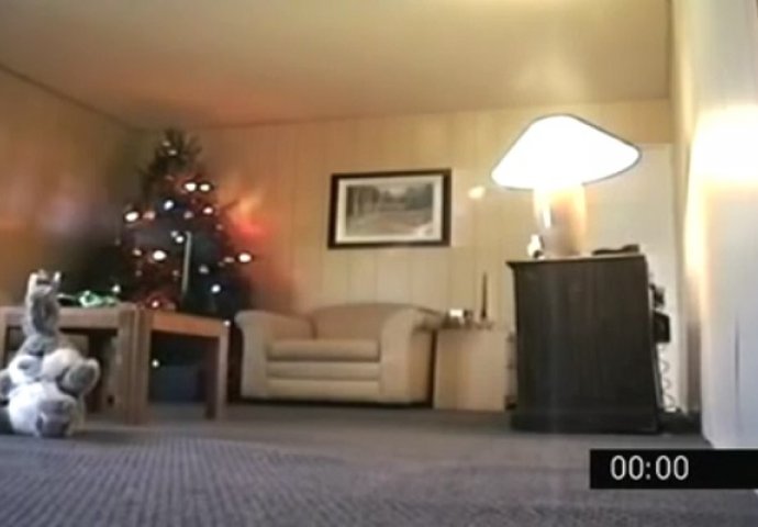 Izgleda kao sasvim obična porodična soba, no za samo par sekundi ovdje se dogodio pravi horor (VIDEO)