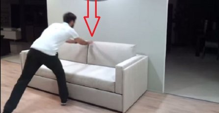 Izgleda kao običan kauč, no čekajte dok vidite šta krije (VIDEO)