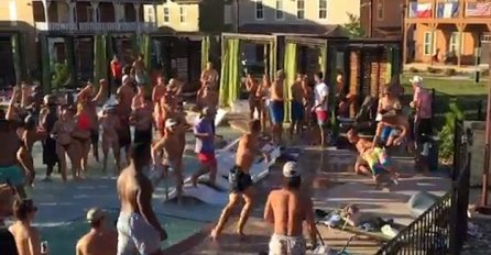 Eksplozija nasilja na bazenu u Teksasu (VIDEO)