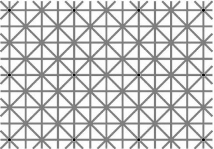Ova iluzija će vas dovesti do ludila: Koliko tačaka vidite?