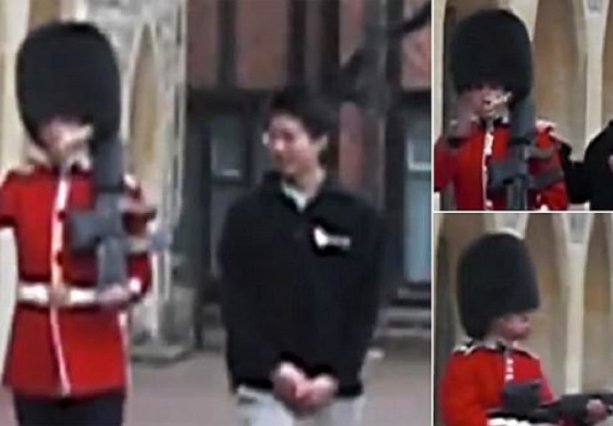 Turista dosađivao i izazivao stražara Kraljičine garde, a onda je uradio jednu pravo glupu stvar (VIDEO)