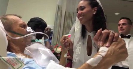 Došla je u bolnicu u vjenčanici svom jako bolesnom ocu, ispunila mu je posljednju želju (VIDEO)
