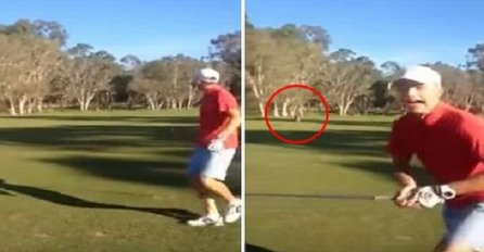 Otišli su na livadu da odigraju partiju golfa, a onda su morali spašavati svoje glave (VIDEO)