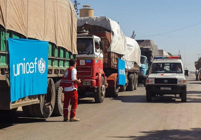 Bombardiran humanitarni konvoj kod Alepa