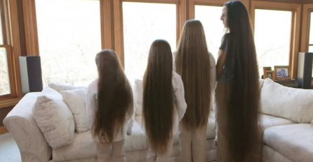 Majka i 3 kćerke pokazale svoju kosu, a pravi šok nastupa kada se okrenu (VIDEO)