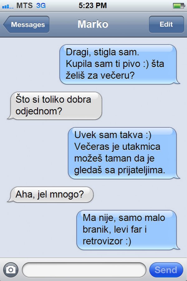 sms-dana-kada-ti-zena-slupa-auto