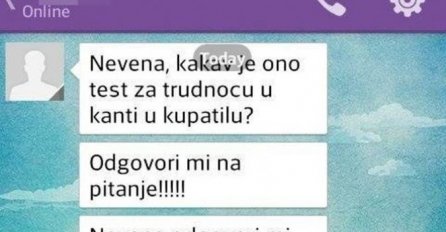 Kad dečko pronađe test za trudnoću