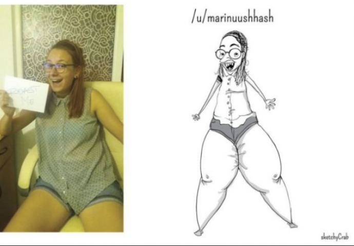 Ljudi mu šalju svoje slike a on od njih pravi brutalno smiješne karikature (FOTO)