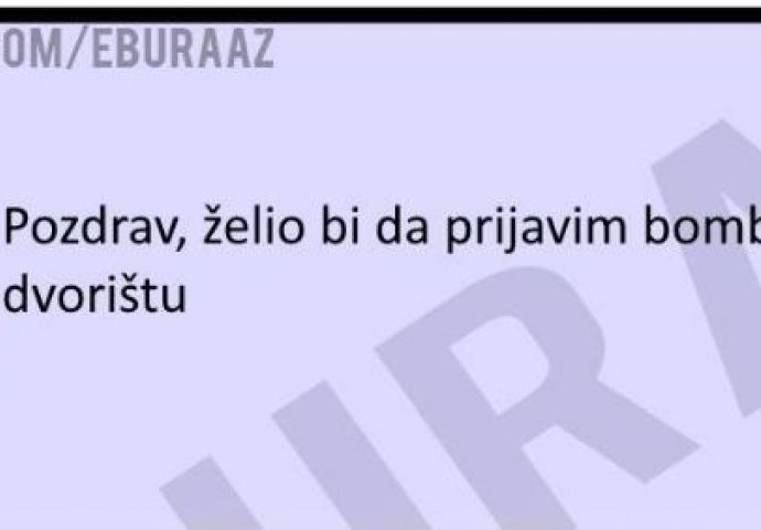 Buraz želi da prijavi bombu u svom dvorištu 