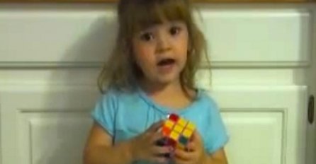 Svojoj trogodišnjoj kćerki je dao Rubikovu kocku, ono što je uradila je neviđeno (VIDEO)