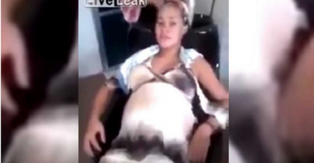 Trudnica je došla u frizerski salon, ali ono što se desilo sa njezinom stomakom je nevjerovatno (VIDEO)