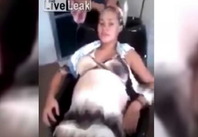 Trudnica je došla u frizerski salon, ali ono što se desilo sa njezinom stomakom je nevjerovatno (VIDEO)