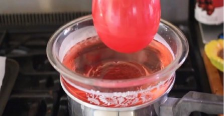 Stavila je balon u istopljeni vosak, a ono što je napravila je genijalno (VIDEO)