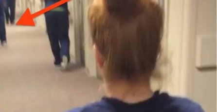 Kada je medicinska sestra vidjela šta ova djevojka radi, nije mogla zadržati suze (VIDEO)