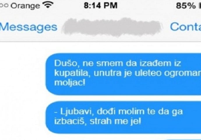 Muž je uspio jednom porukom da isprepada ženu 