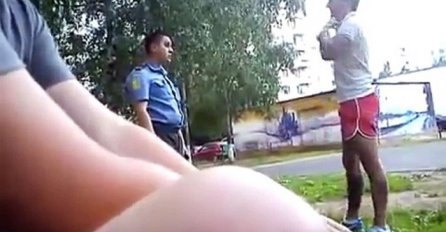 Mislio je da se može zezati sa ovim policajcem, ali grdno se prevario (VIDEO)