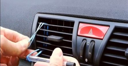 Provukao je gumicu kroz klimu u automobilu i zabio olovku, razlog je prosto genijalan (VIDEO) 