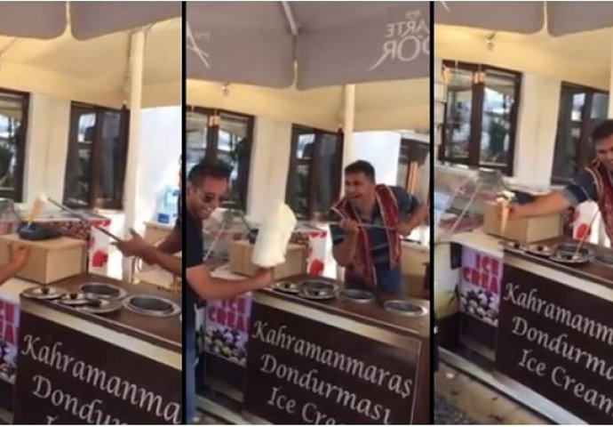 Htio je samo da kupi sladoled, ali nije ni slutio da će doći kod ovakvog prodavača (VIDEO)