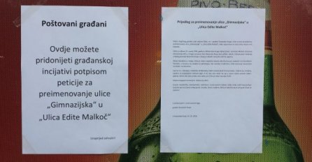 Bosanska Krupa: Prijedlog za preimenovanje ulice „Gimnazijska“ u „Ulica Edite Malkoč“