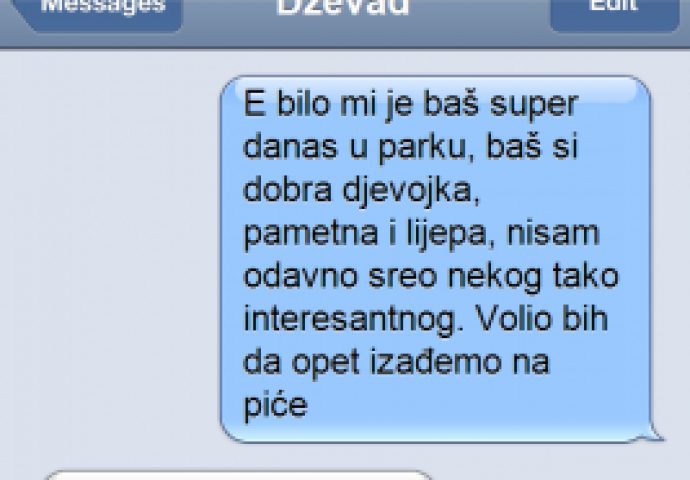 Dževad ne odustaje: A bi li se udala?