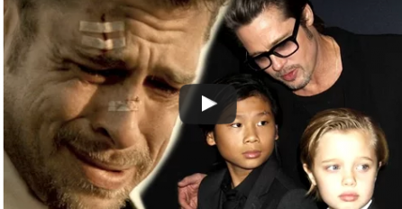 Brad Pitt u suzama nakon što je vidio djecu (VIDEO) 