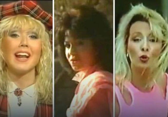 Samo šminka, bez silikona: Pogledajte kako su Brena, Vesna Zmijanac i Neda izgledale prije 30 godina!