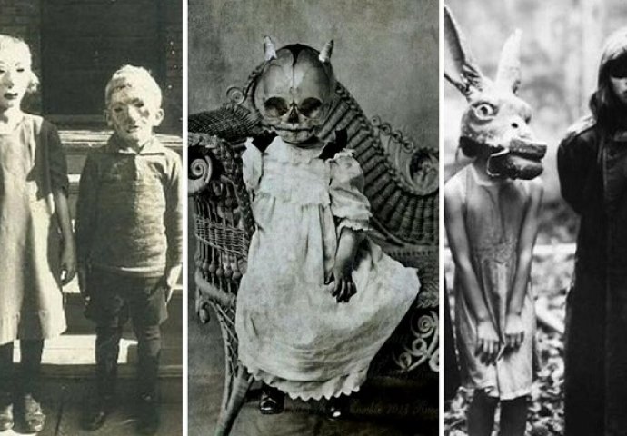 Jezive starinske maske za Noć vještica: Zar je ovo za djecu? 