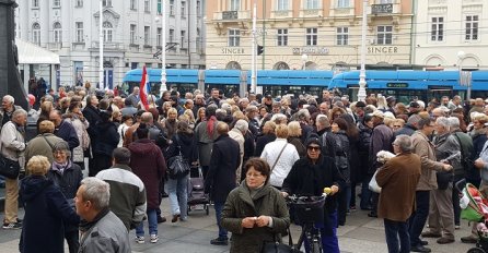 Zagreb: Thompsonovim pjesmama prosvjedovali u znak podrše Zlatku Hasanbegoviću
