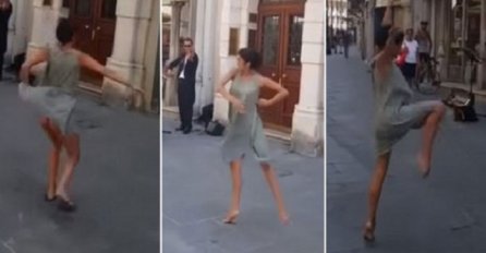 Prišla je uličnom sviraču koji je svirao violinu i zaplesala, ono što je nastalo je prava magija (VIDEO)