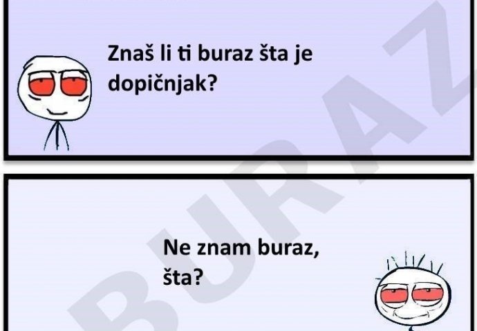 Kad Buraz objašnjava pojmove