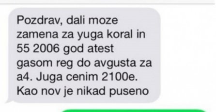 On bi da mijenja auto, pa je uslijedio najurnebesniji odgovor ikada