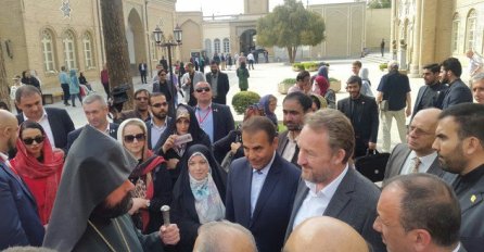 Sebija i Bakir Izetbegović tokom zvanične posjete Iranu posjetili Isfahan